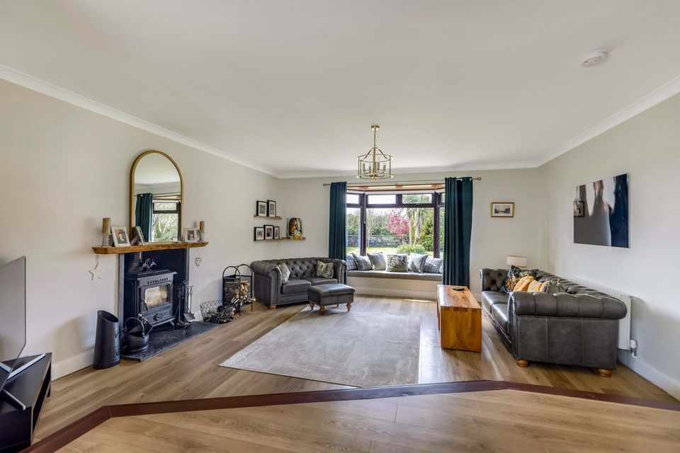 One of the reception rooms at Cragroe